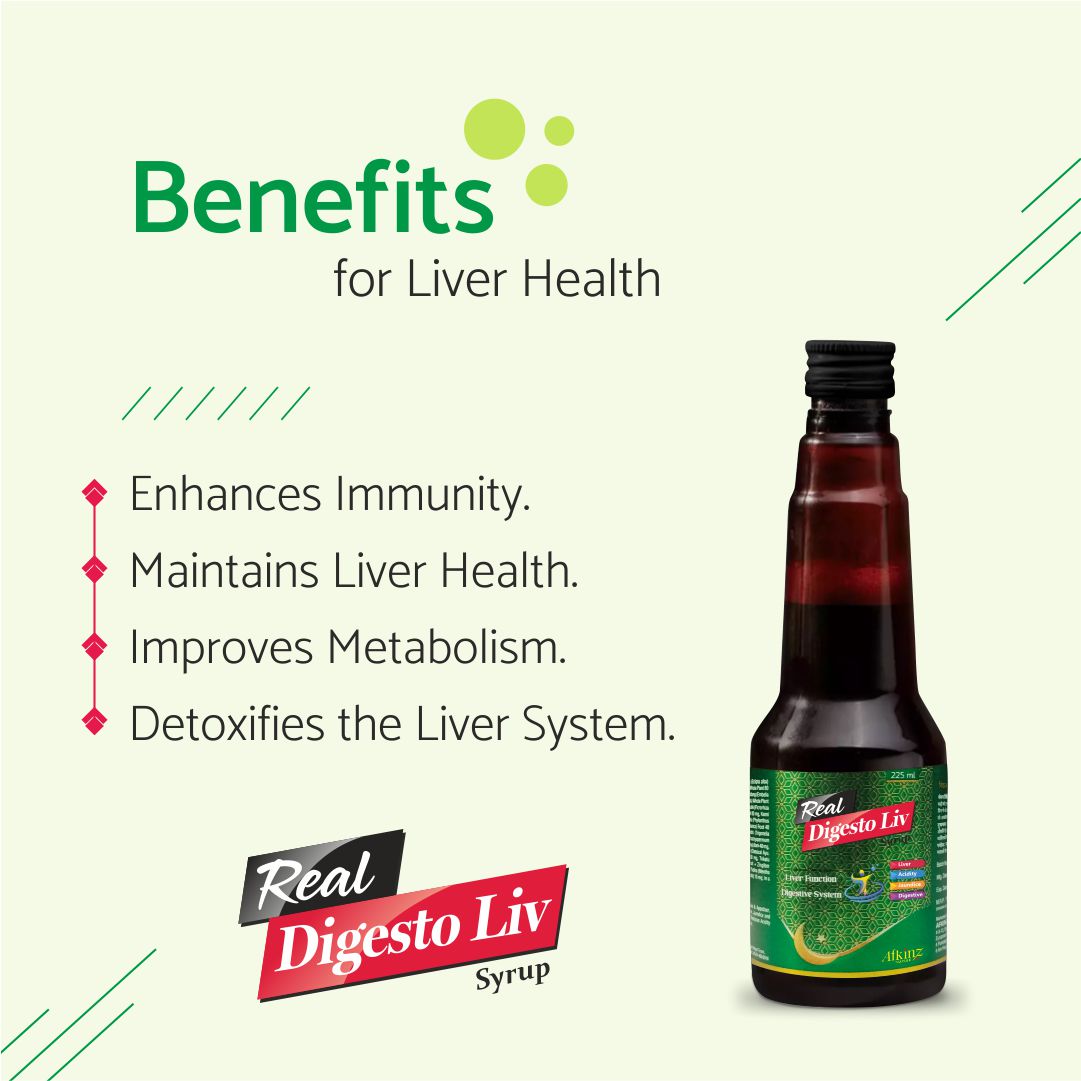 Real Digesto Liv Syrup – A natural way to cure liver function and Digestive system