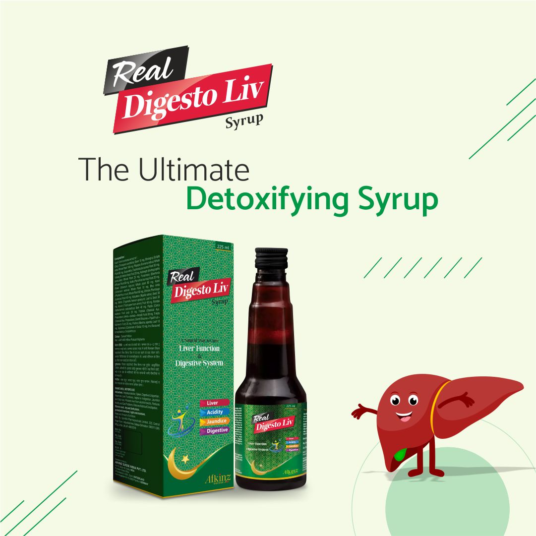 Real Digesto Liv Syrup – A natural way to cure liver function and Digestive system