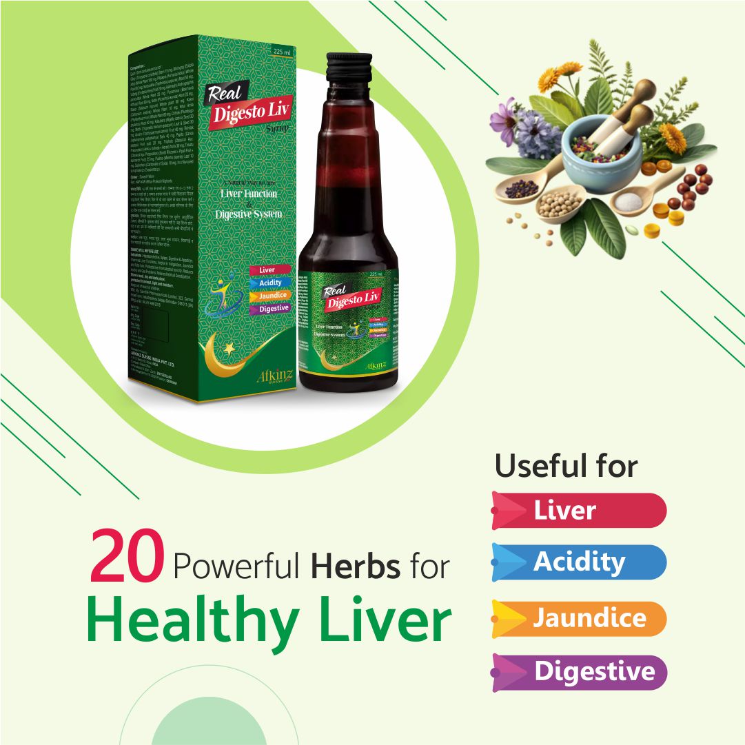 Real Digesto Liv Syrup – A natural way to cure liver function and Digestive system