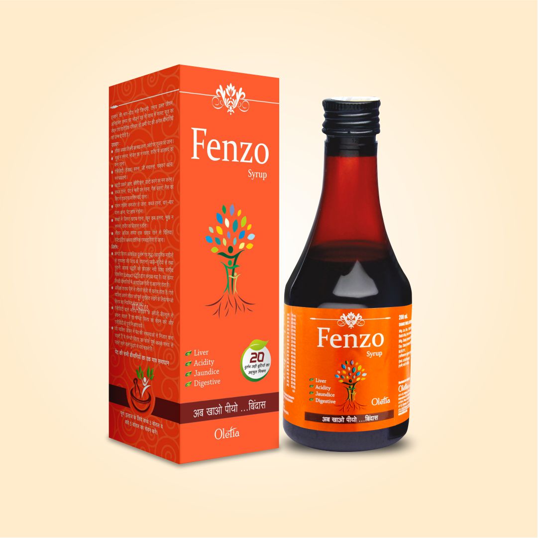 Fenzo Ayurvedic Digestive Syrup – Your Natural Solution for Acidity, Constipation, and Gas with Boosted Digestive Immunity (Pack of 3)