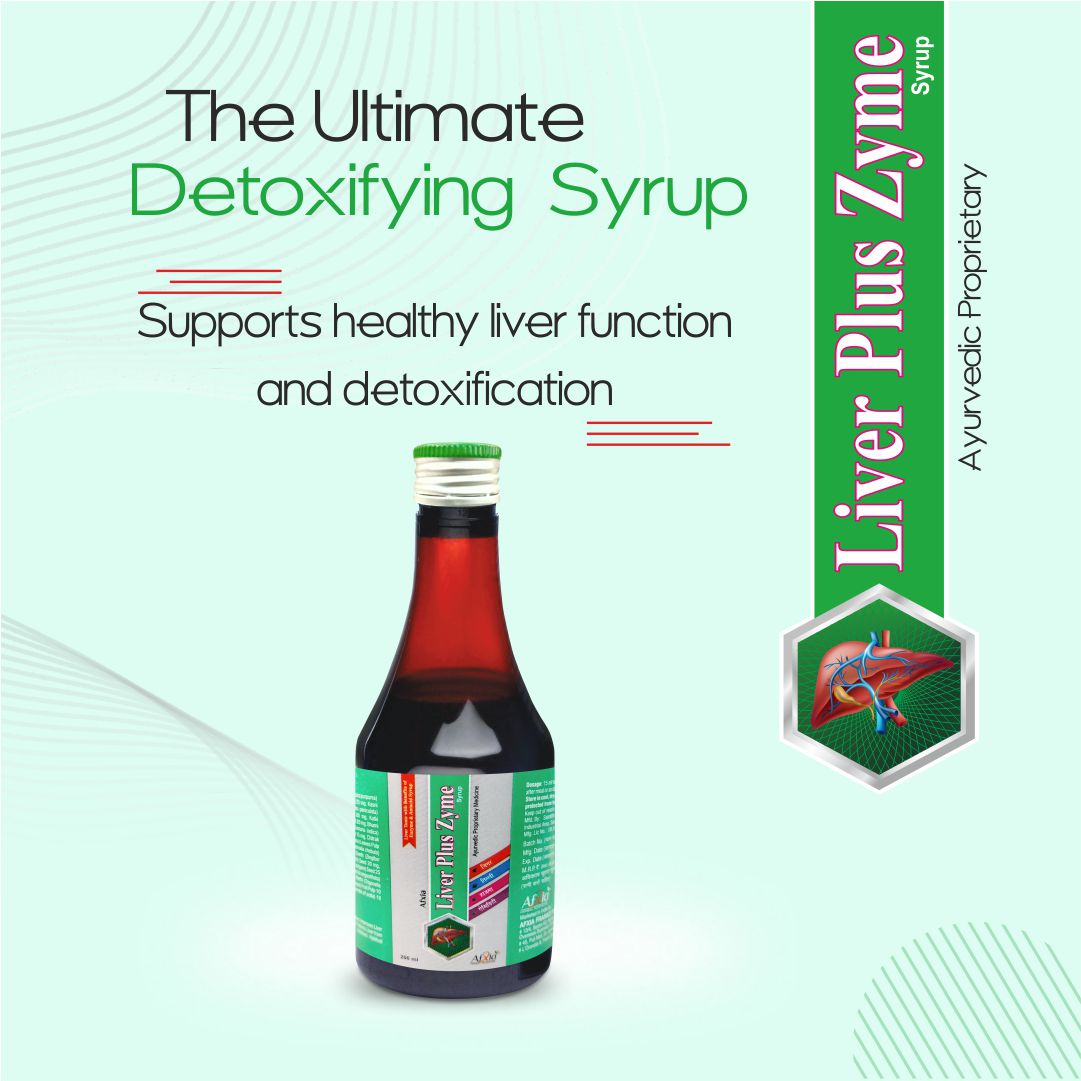 Liver Plus Zyme Syrup – 27 Ayurvedic Herbs for Optimal Liver Health, Detox, and Digestion