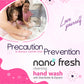 Nano Fresh Lemon & tulsi + Yuzu & min Cleansing Hand Wash 2 X 300ml | Shea Butter and Glycerin | Kills 99.9% Harmful Germs