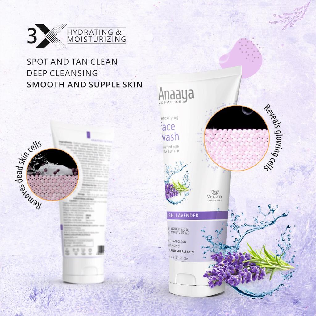 Detoxifying Lavish Lavender Face wash