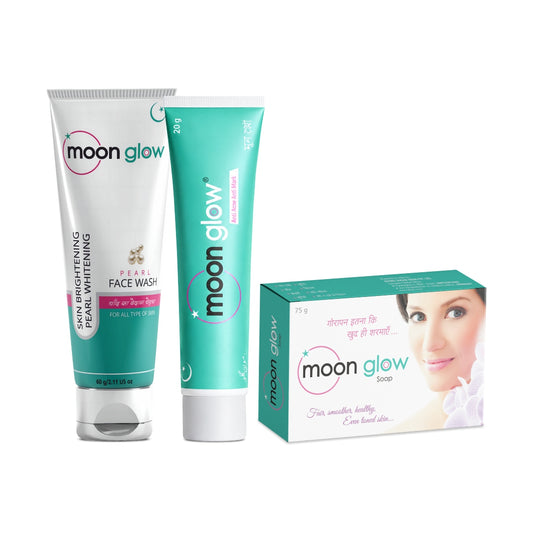 Moon Glow fairness night Cream, Pearl Face Wash and Soap combo Pack