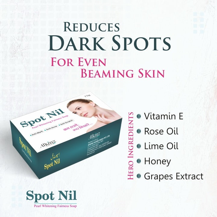 Spot nil pearl fairness Soap (Pack of 5)