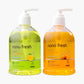 Nano Fresh Yuzu & mint and Orange & turmeric Cleansing Hand Wash 300ml * 2 | Shea Butter and Glycerin | Kills 99.9% Harmful Germs