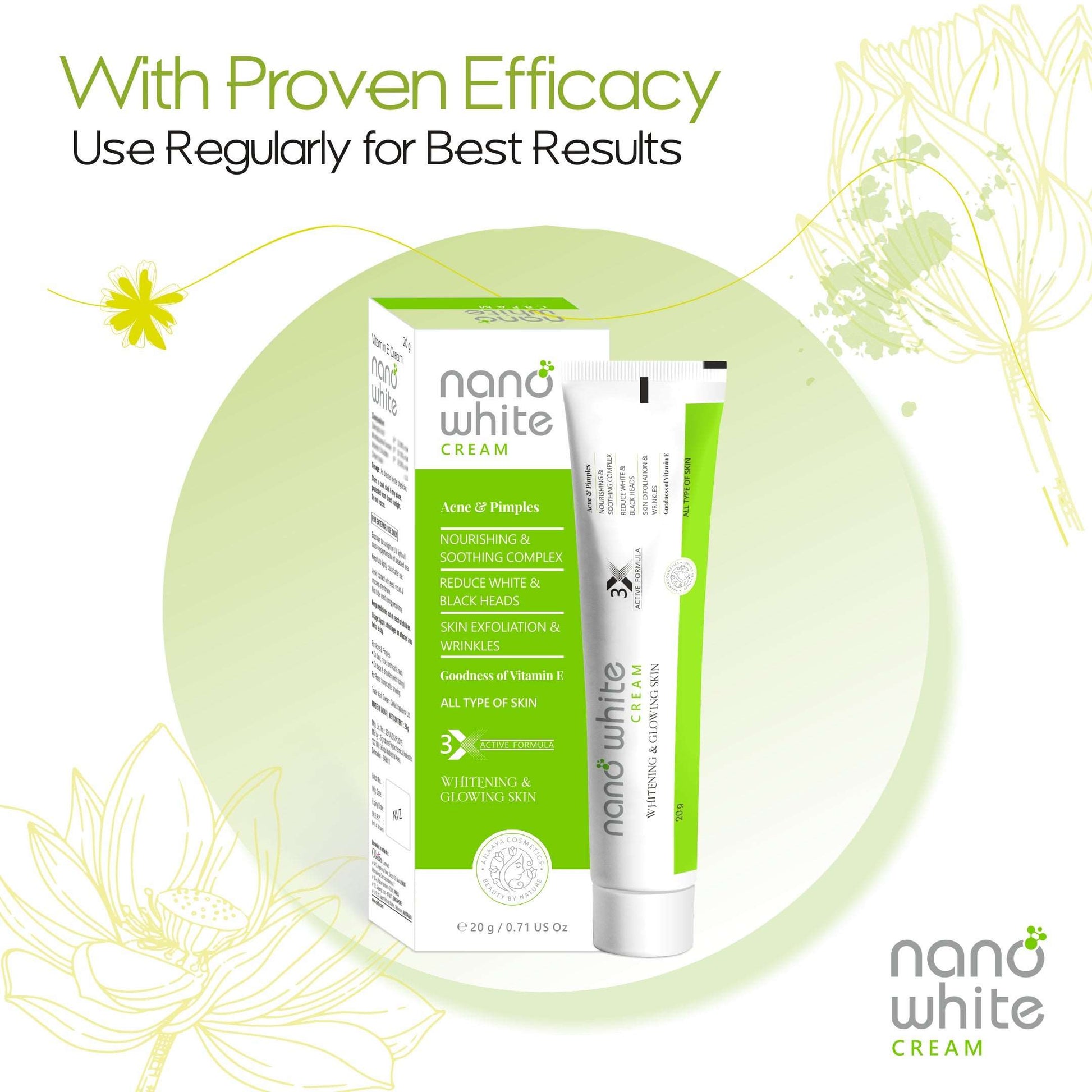 Nano White Salicylic + Vitamin E Nourishing & Soothing Cream