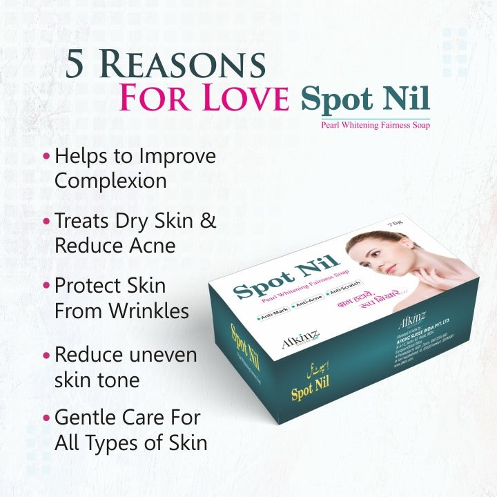 Spot nil pearl fairness Soap (Pack of 5)