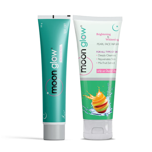Moon Glow Cream & Pearl Face Wash Combo pack