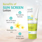 Nano Shield Shea Butter & Niacinamide SPF 50 PA+++ Sunscreen Lotion 50g (Pack of 2) | Extended UVA/UVB Protection for up to 300 Minutes | Enriched with Nourishing Shea Butter and Niacinamide | Lightweight and Non-Greasy Formula