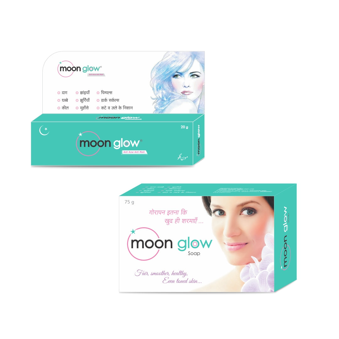 Moon Glow 1 Cream + 1 Soap Combo Pack