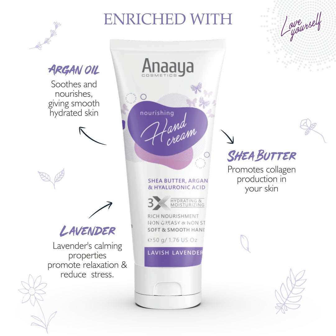 Anaaya Nourishing Lavish Lavender Hand Cream