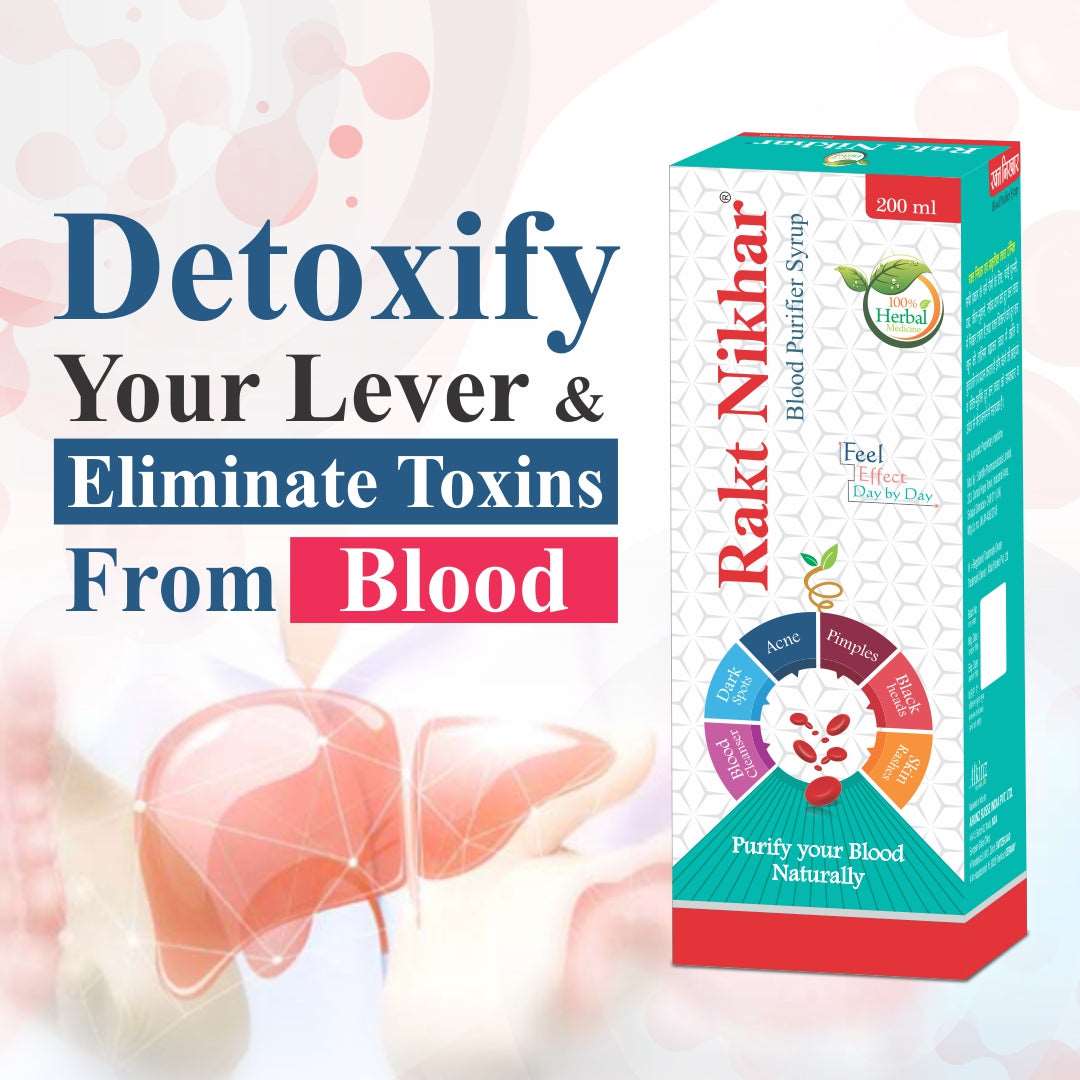 Rakt Nikhar Blood Purifier Syrup Herbal Wellness Blend: Nurturing Health with Traditional Ayurvedic Herbs