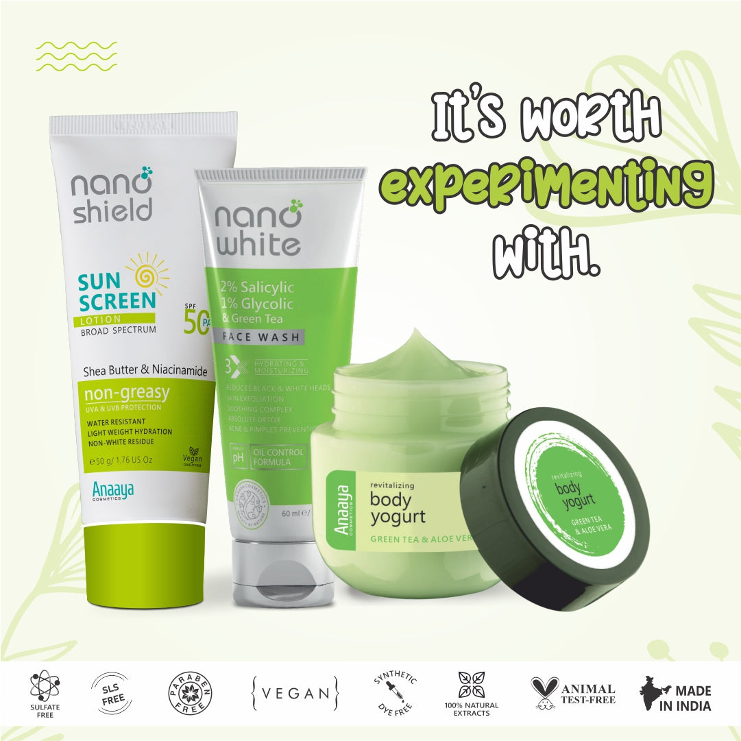 Nano Shield Shea Butter & Niacinamide SPF 50 PA+++ Sunscreen Lotion