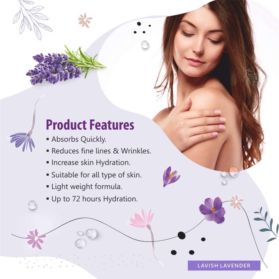 Anaaya Revitalizing Body Yogurt | Lavish Lavender | Instant Absorb, Deep Penetrate, Light Weight and Non Sticky 200ml