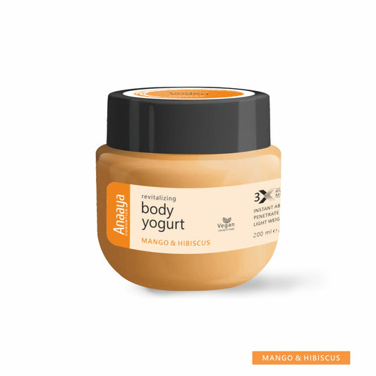 Anaaya Revitalizing Body Yogurt | Mango and Hibiscus | Instant Absorb 200ml