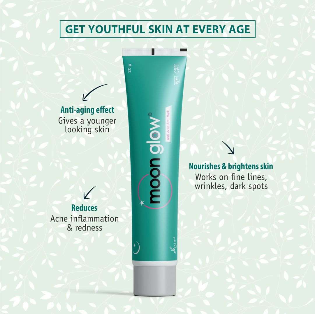 Moon Glow Cream, Pearl Face Wash and Soap for Acne, Pimples, Black Spots, Dark Circles, Stretch Marks, Anti-Aging and Fairness (1 Cream + 1 Pearl Face Wash +1 Soap)