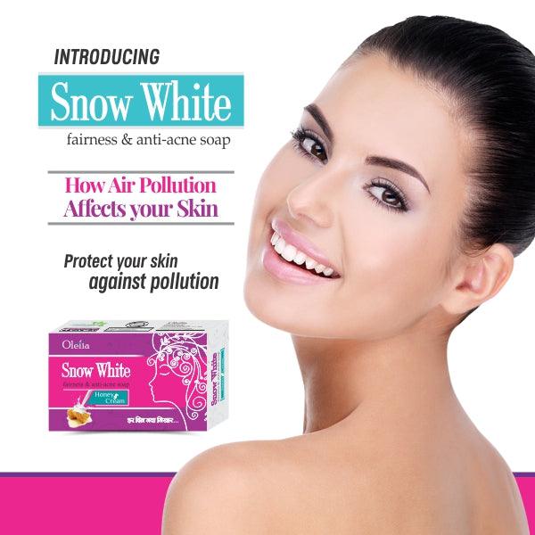 Snow White Fairness and Anti Acne Soap - Olefia Biopharma Limited