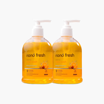 Nano Fresh Cleansing hand wash 300ML | Blended with Shea Butter and Glycerine | Kills 99.9% Harmful Germs