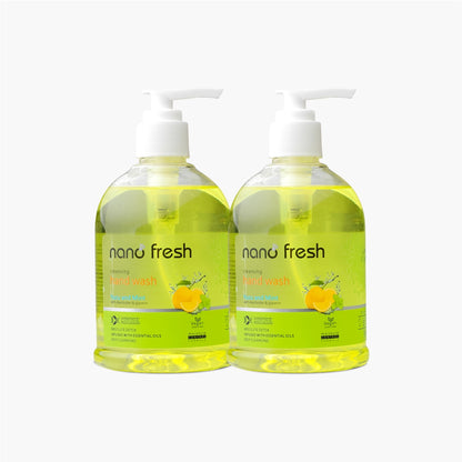 Nano Fresh Cleansing hand wash 300ML | Blended with Shea Butter and Glycerine | Kills 99.9% Harmful Germs